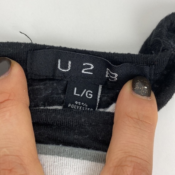 Striped Black and White Maxi Dress - Picture 4 of 16